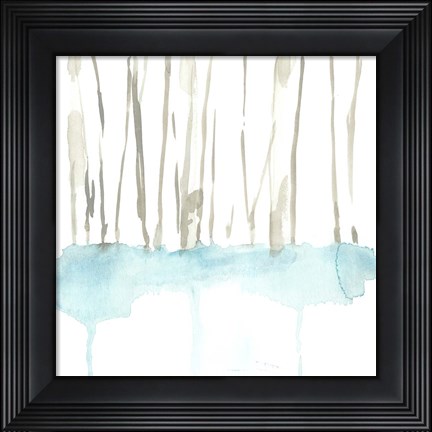Framed Snow Line VII Print