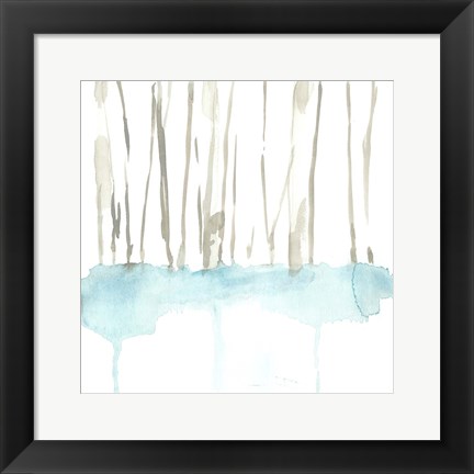 Framed Snow Line VII Print