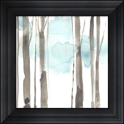 Framed Snow Line IX Print