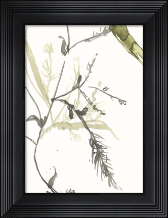 Framed Under Sea Forest V Print