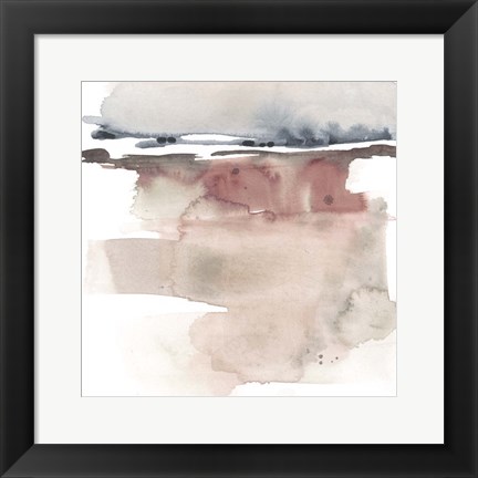 Framed Earth Horizon III Print