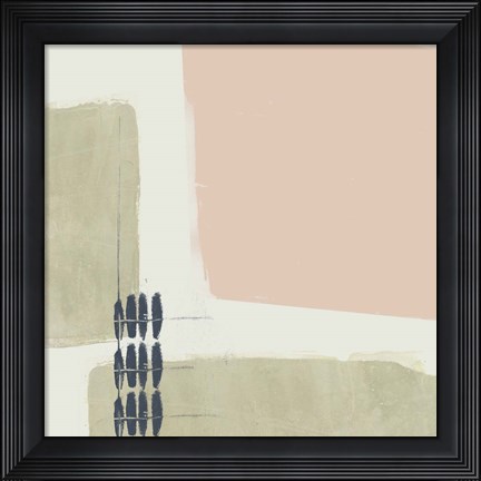 Framed Monotype Abstraction I Print