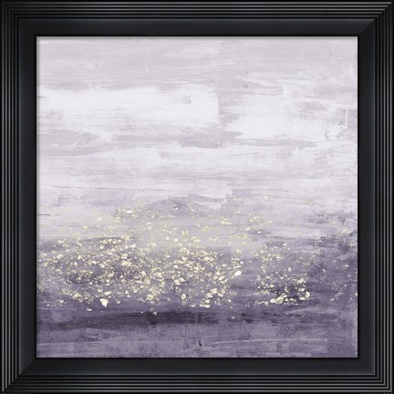 Framed Amethyst Glitter I Print