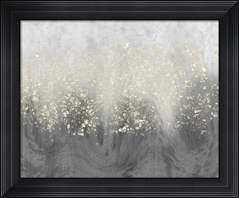 Framed Glitter Swirl I Print