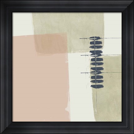 Framed Monotype Abstraction II Print