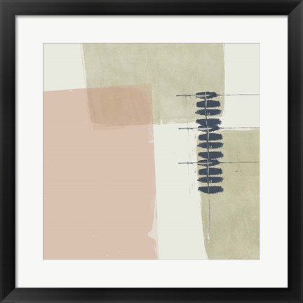 Framed Monotype Abstraction II Print