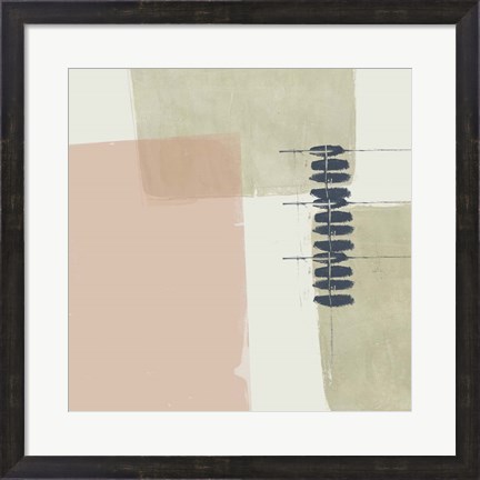 Framed Monotype Abstraction II Print