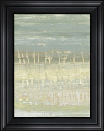 Framed Muted Horizon I Print