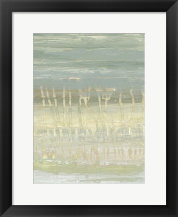 Framed Muted Horizon I Print