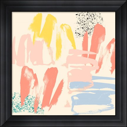 Framed Retro Op I Print
