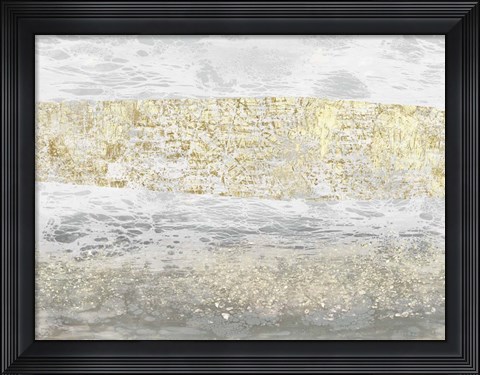 Framed Gilded Textures I Print
