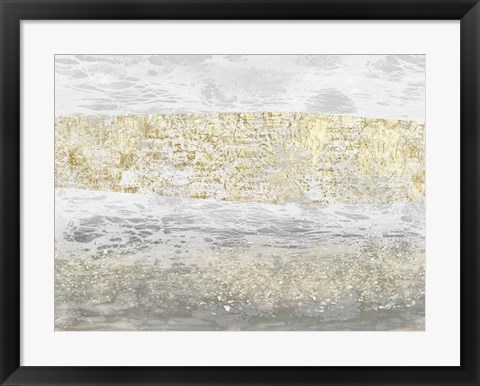 Framed Gilded Textures I Print