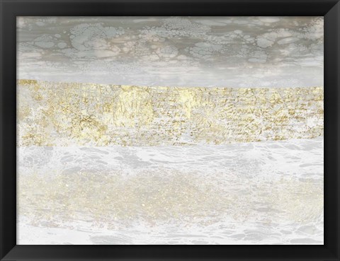 Framed Gilded Textures II Print