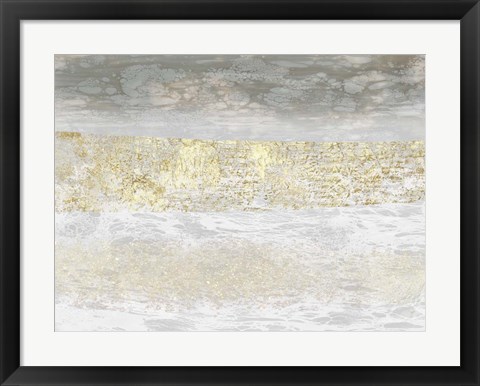 Framed Gilded Textures II Print