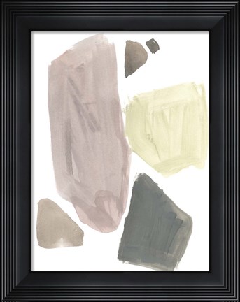Framed Muted Mod Shapes III Print