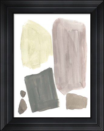 Framed Muted Mod Shapes IV Print