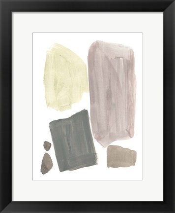 Framed Muted Mod Shapes IV Print