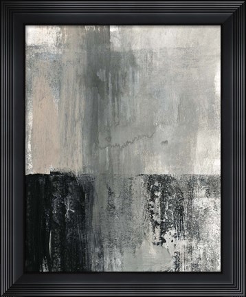 Framed Ebony Foundation II Print