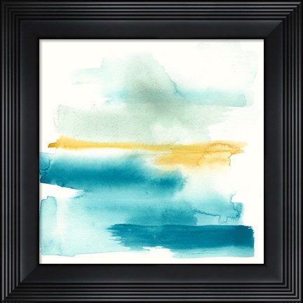 Framed Liquid Horizon II Print