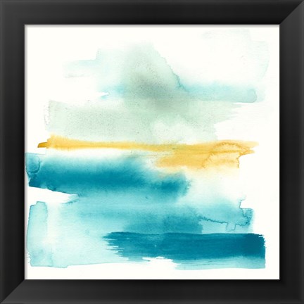 Framed Liquid Horizon II Print