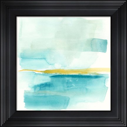 Framed Liquid Horizon III Print