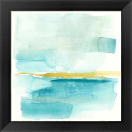 Framed Liquid Horizon III Print