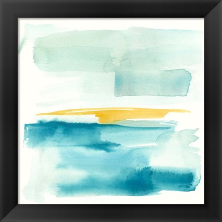 Framed Liquid Horizon IV Print