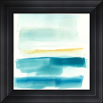 Framed Liquid Horizon V Print