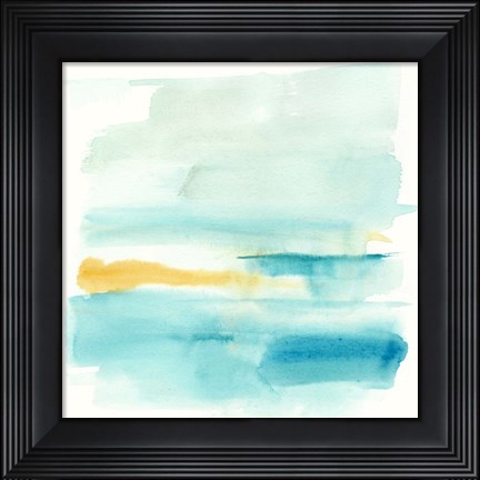 Framed Liquid Horizon VI Print