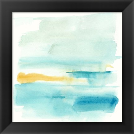 Framed Liquid Horizon VI Print