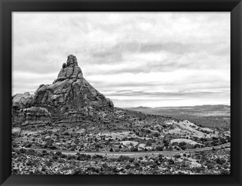 Framed Desert Arches II Print