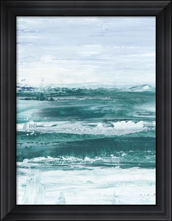 Framed Choppy Waters I Print