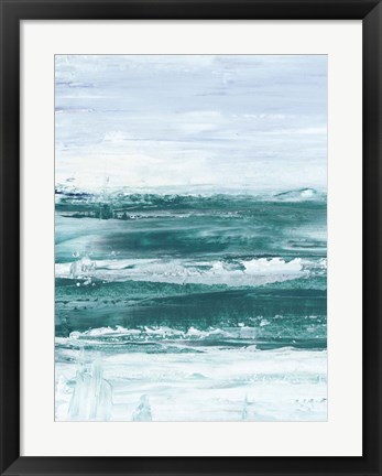 Framed Choppy Waters I Print