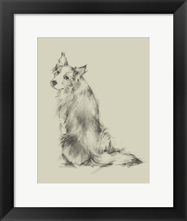 Framed Puppy Dog Eyes VI Print