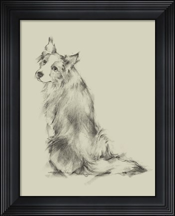 Framed Puppy Dog Eyes VI Print