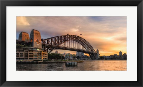 Framed Harbor Bridge Print