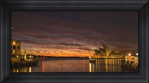 Framed Wake Up Sydney Print