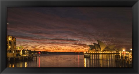 Framed Wake Up Sydney Print