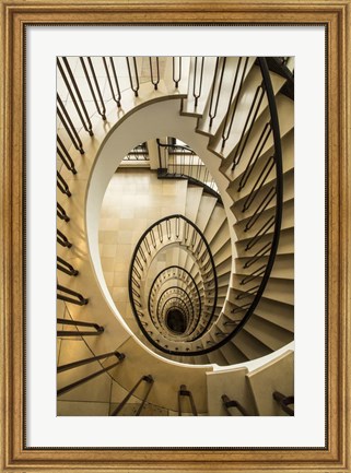 Framed Staircase Spiral Print