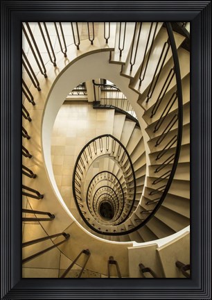 Framed Staircase Spiral Print