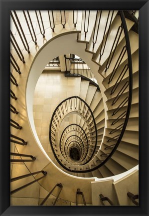 Framed Staircase Spiral Print