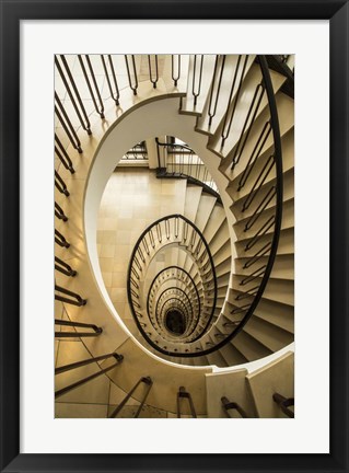 Framed Staircase Spiral Print