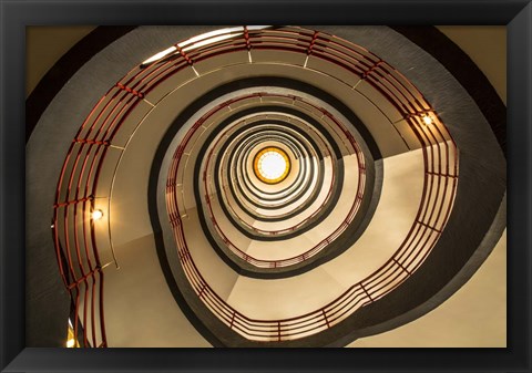 Framed Staircase Spiral 2 Print