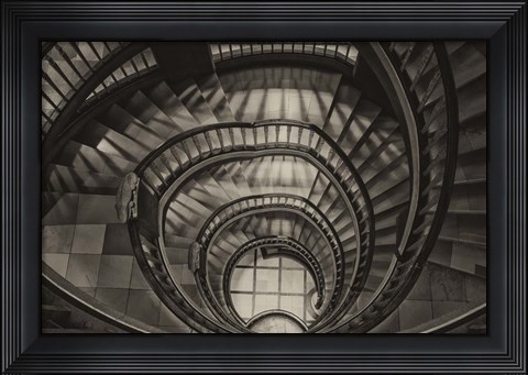 Framed Hamburg Staircase 4 Print