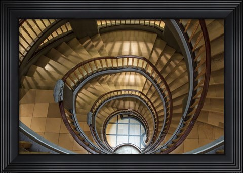 Framed Hamburg Staircase 5 Print