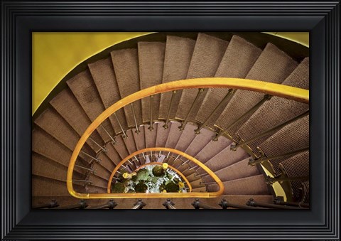 Framed Cosy Staircase Print
