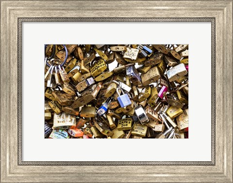 Framed Love Locks Print