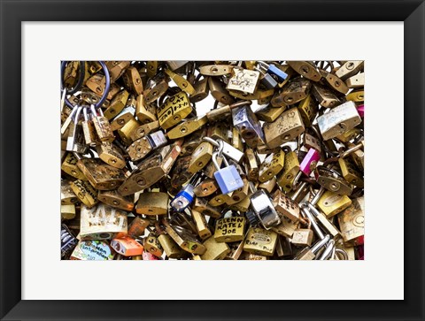 Framed Love Locks Print