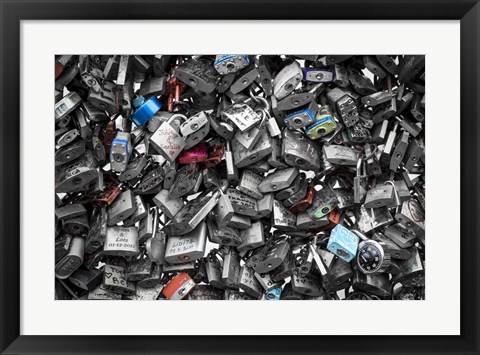 Framed Love Locks 2 Print