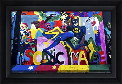 Framed Berlin Wall Print